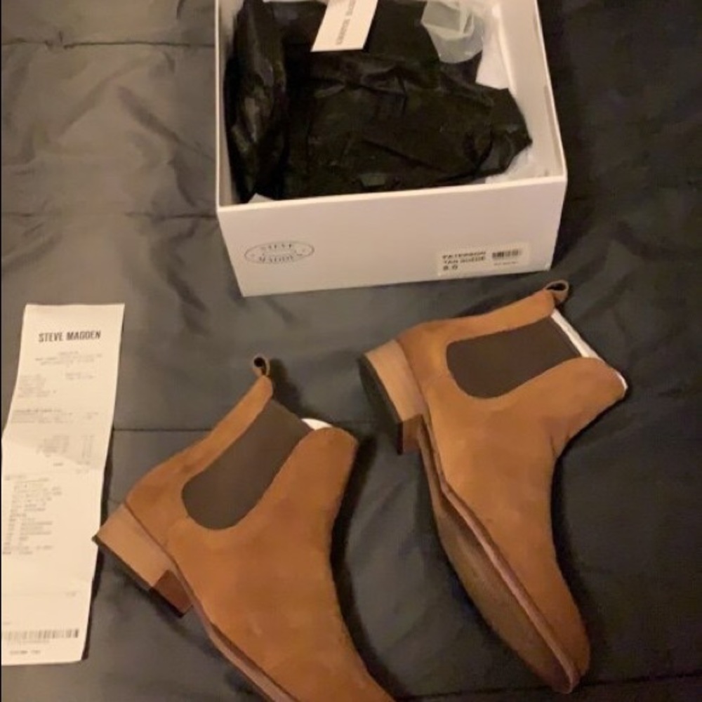 Steve Madden tan boots